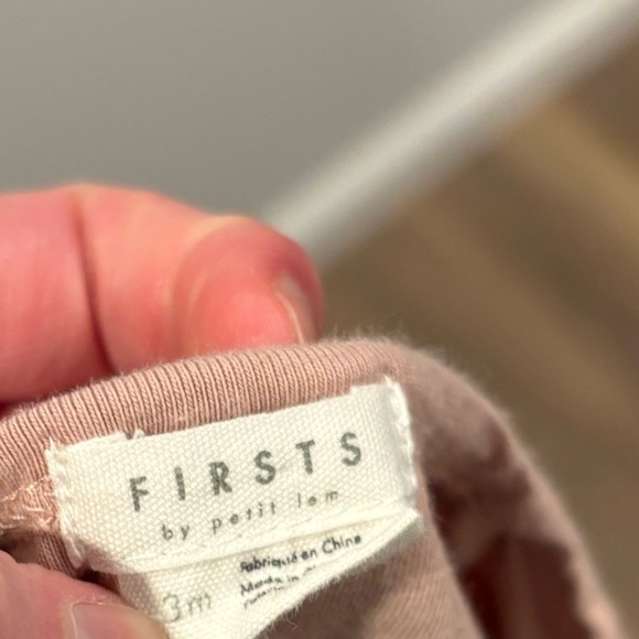 Firsts by Petit Lem Floral Lily Pad Onesie - Picture 3 of 3